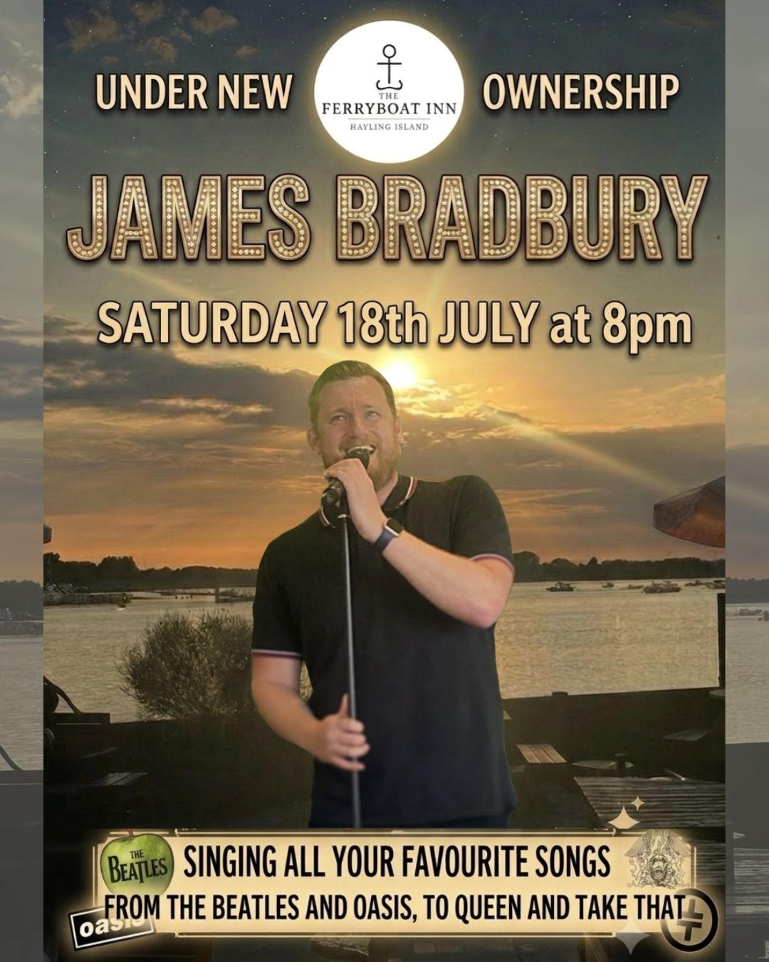 James Bradbury singing live!